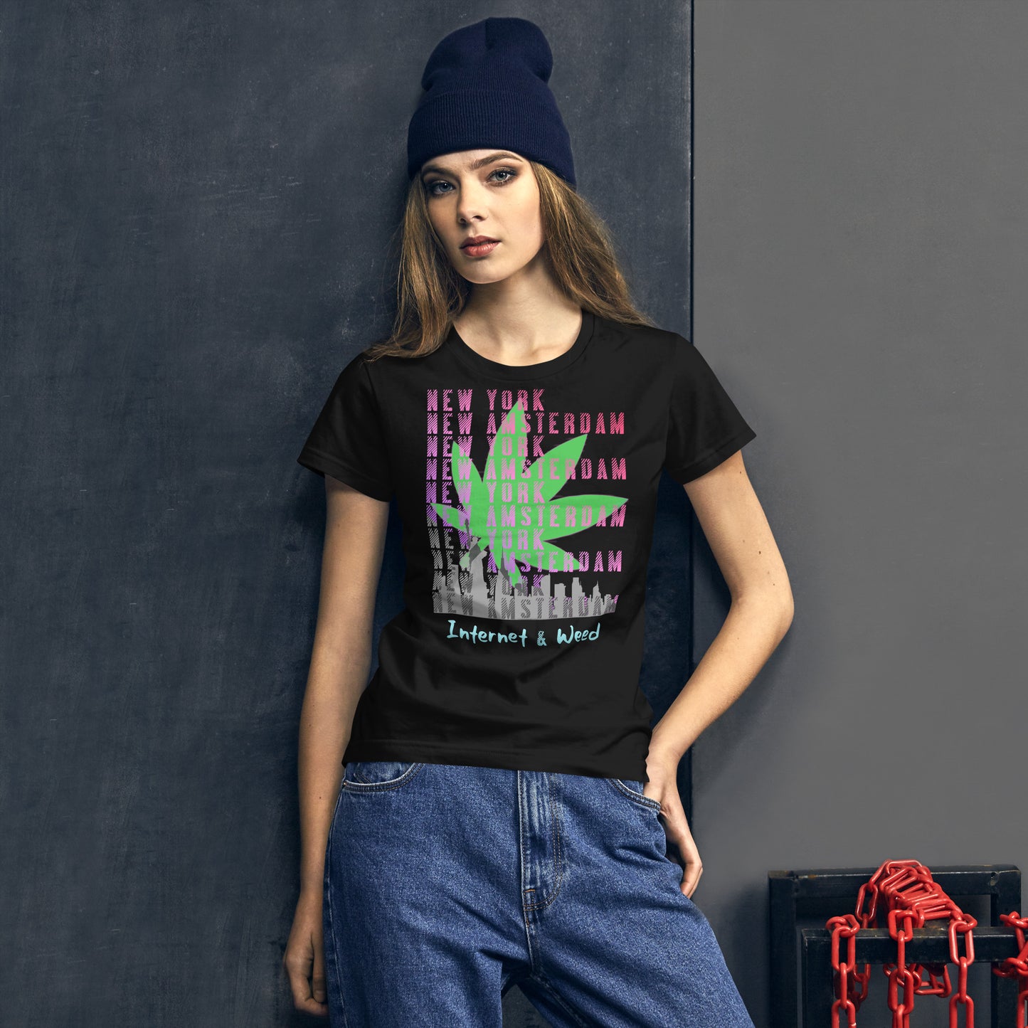 girls New York New Amsterdam T shirt