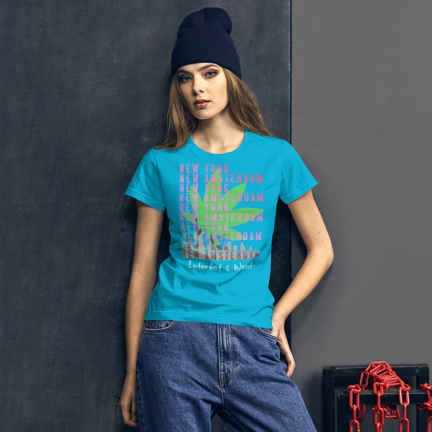 girls New York New Amsterdam T shirt